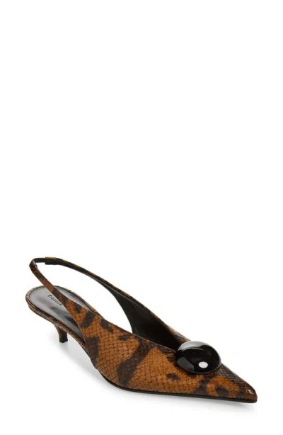 Proenza Schouler Dome Slash Slingback Pump In Multi