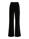 Proenza Schouler White Label Donovan Chenille Wide-leg Pants In Black