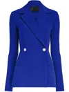 Shop Proenza Schouler Double-breasted Blazer In Blue