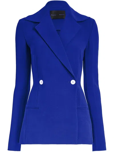 Proenza Schouler Double-breasted Blazer In Blue