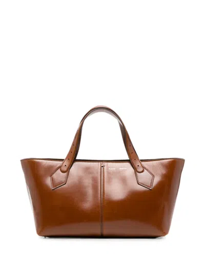 Proenza Schouler East West Chelsea Leather Tote Bag In Brown