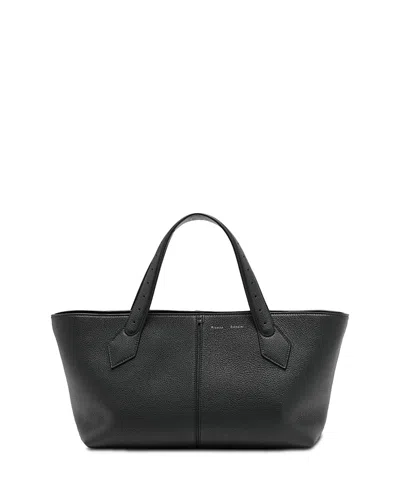 Proenza Schouler East West Chelsea Suede Tote In Black