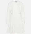 Proenza Schouler Eileen Pleated Poplin Minidress In White