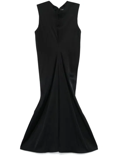 Proenza Schouler Ella Midi Dress In Black
