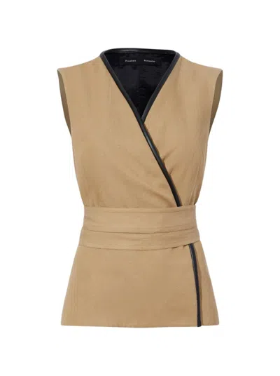Proenza Schouler Elliot Top Hazelnut