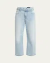 Proenza Schouler Ellsworth Belted Jeans In Blue
