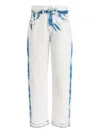 Proenza Schouler Ellsworth Belted Crop Jeans In Multi