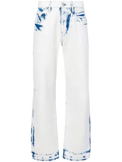 Proenza Schouler Ellsworth Straight Jeans In Blue,multi