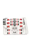 Proenza Schouler Embroidered Shoulder Bag In White