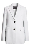 Proenza Schouler Eva Stretch Gabardine Blazer In Gray