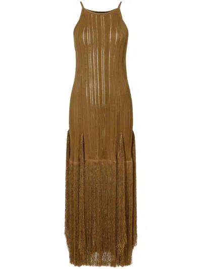 Proenza Schouler Everly Dress In 褐色