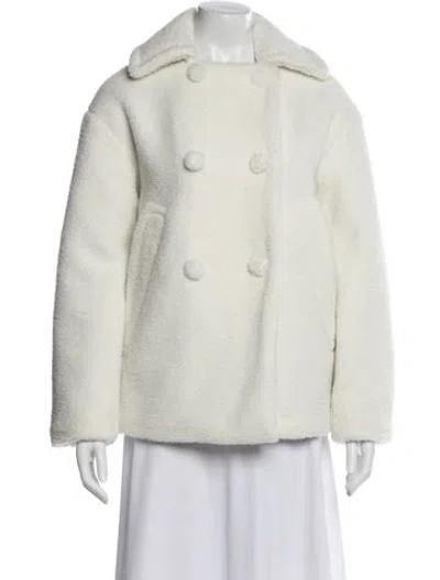 Pre-owned Proenza Schouler Faux Fur Jacket In Neutral