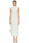 Proenza Schouler Federica Layered Ribbed-knit Midi Dress In White