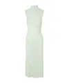 Proenza Schouler Federica Layered Ribbed-knit Midi Dress In Green