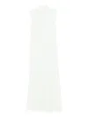 Proenza Schouler Federica Layered Ribbed-knit Midi Dress In White