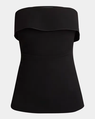 Proenza Schouler Felicity Strapless Top In Black