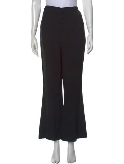 Pre-owned Proenza Schouler Flared Pants In Black