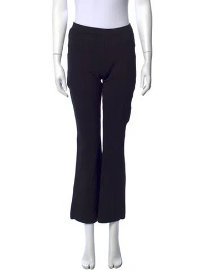 Pre-owned Proenza Schouler Flared Pants In Black