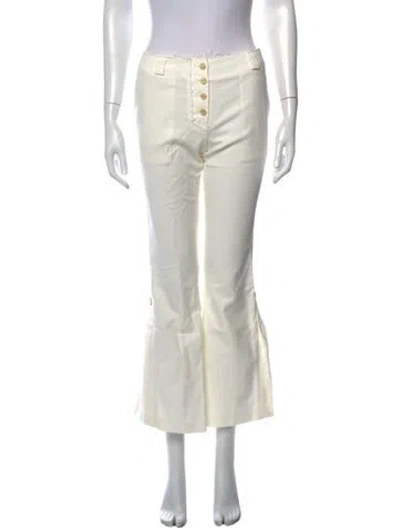 Pre-owned Proenza Schouler Flared Pants In Neutrals