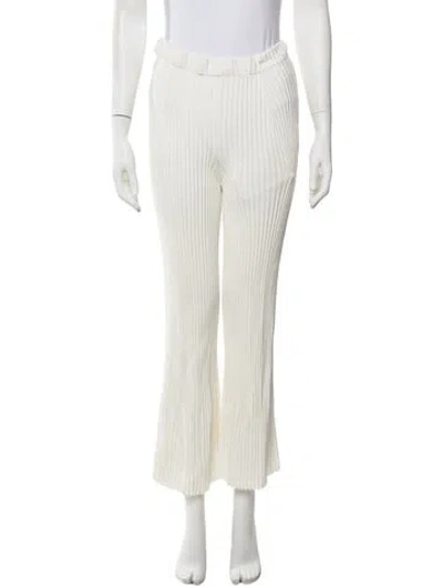 Pre-owned Proenza Schouler Flared Pants In White