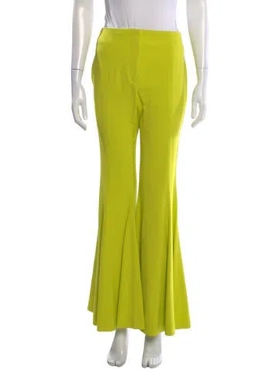 Pre-owned Proenza Schouler Flared Pants In Yellow