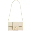 Proenza Schouler Flip Leather Clutch In Taupe