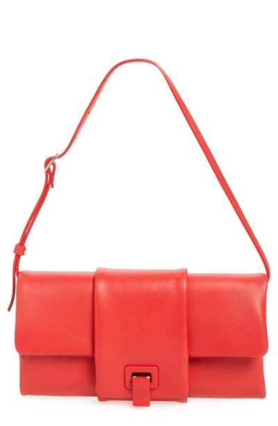 Proenza Schouler Flip Napa Leather Shoulder Bag In Red