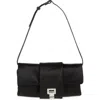 Proenza Schouler Flip Satin Shoulder Bag In 001 Black
