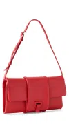 Proenza Schouler Flip Napa Leather Shoulder Bag In Red