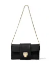 Proenza Schouler Flip Shoulder Chain Clutch In Black  