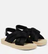 Proenza Schouler Float Padded Sandals In Black