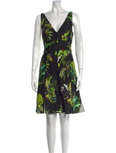 Pre-owned Proenza Schouler Floral Print Mini Dress In Multi