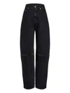 Proenza Schouler Fontana Belt-loop Jeans In Multi