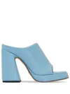 Proenza Schouler Forma Platform Sandals In Blue