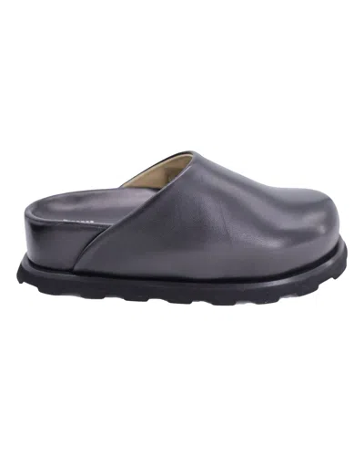 Proenza Schouler Forma Mules In Black Leather