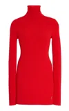 Proenza Schouler Fox Ribbed-knit Top In Red
