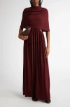 Proenza Schouler Frankie Dress In Ox Blood