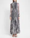 Proenza Schouler Gemma Dress In Concrete