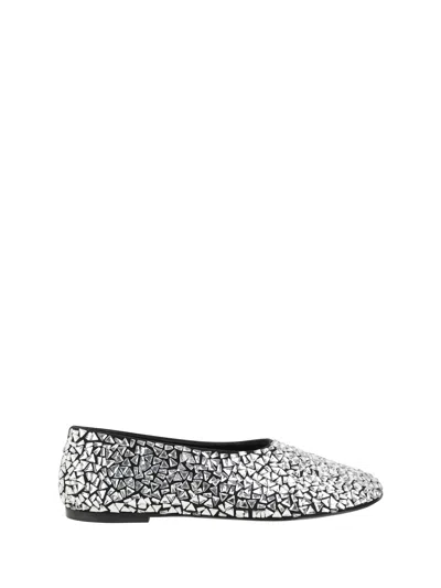 PROENZA SCHOULER GLOVE EMBELLISHED BALLERINAS