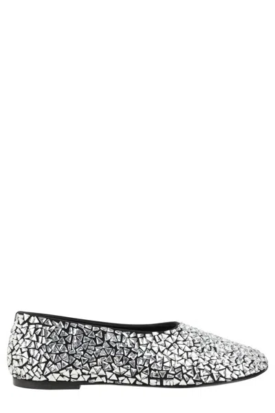 Proenza Schouler Round-head Flat Shoes In Black
