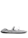 Proenza Schouler Glove Mary Jane Ballerina Flats In Silber