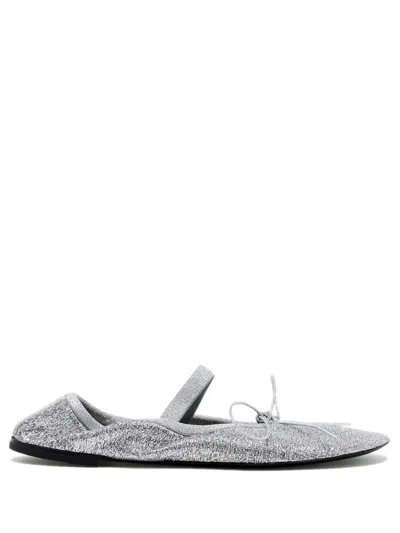 PROENZA SCHOULER GLOVE GLITTER BALLET FLATS