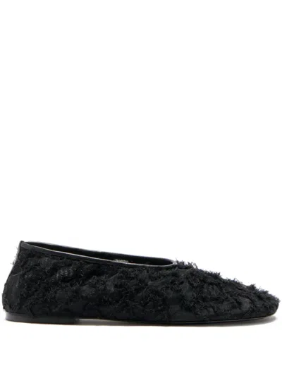Proenza Schouler Glove Lace Ballet Flats In Black