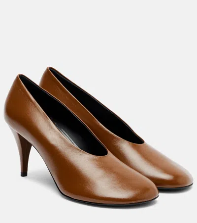 Proenza Schouler Glove Leather Pumps In Brown