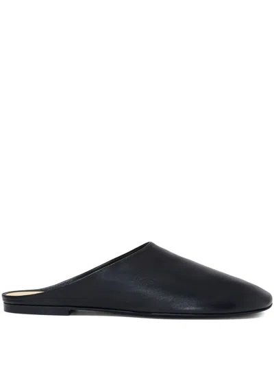 Proenza Schouler Glove Leather Slippers In Black