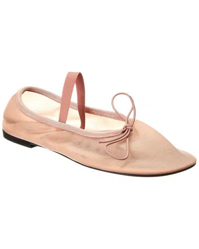 Proenza Schouler Glove Mesh Mary Jane Flats In Blush