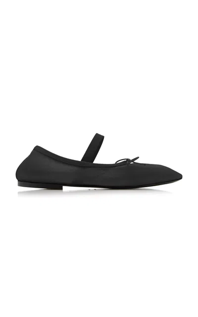 Proenza Schouler Glove Mesh Mary Jane Ballet Flats In Black