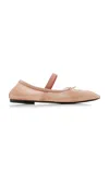 Proenza Schouler Glove Mesh Mary Jane Flats In Nude