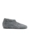 Proenza Schouler Glove Mohair Knit Slippers In Grey