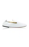 Proenza Schouler Glove Nappa Leather Slippers In White
